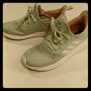 Teal Adidas Cloudfoam Running Shoes